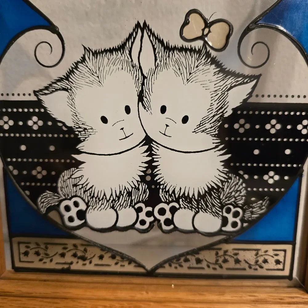 Stained Glass Suncatcher Framed Art Sister
